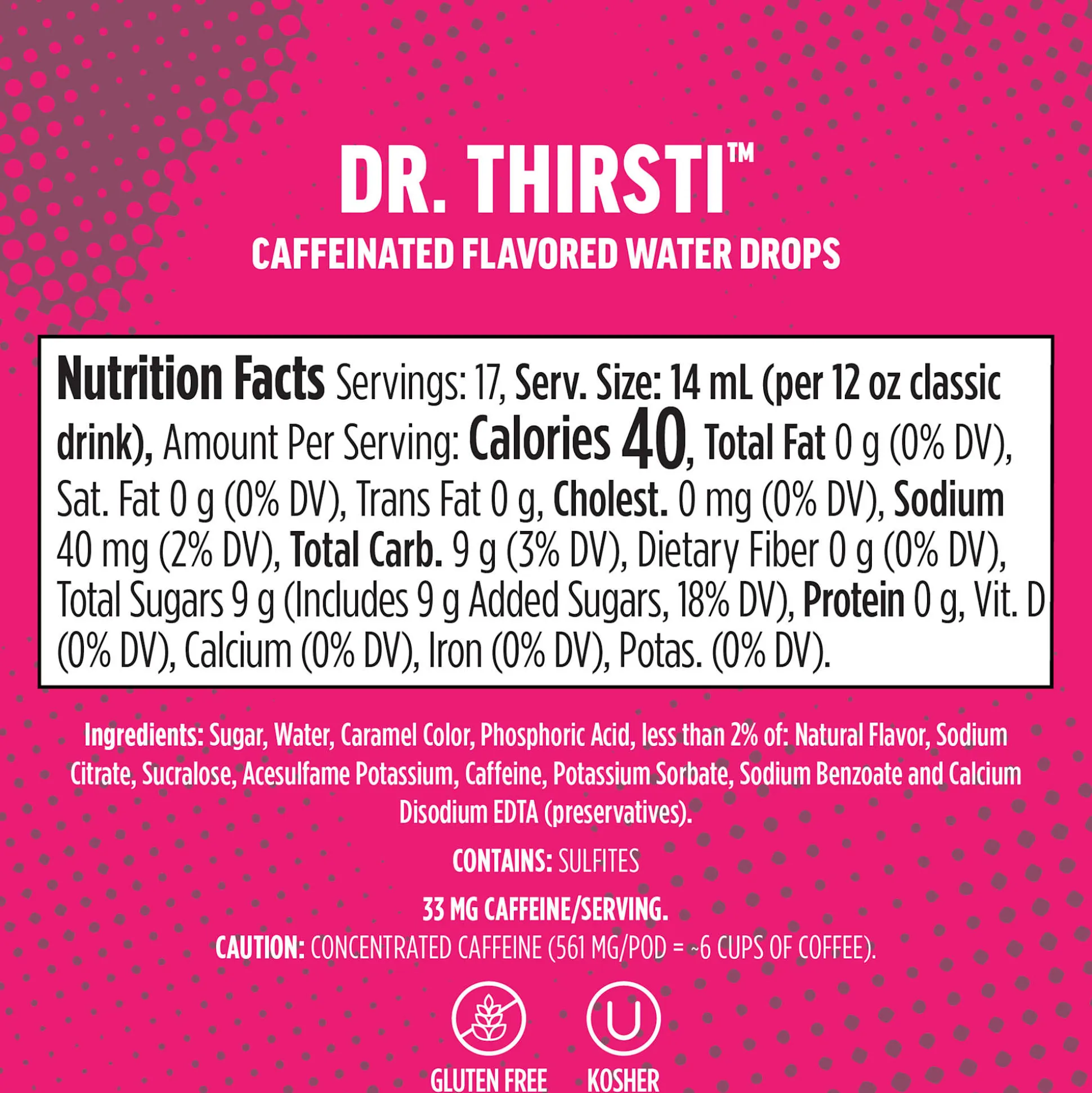 Dr. Thirsti™ Low-Calorie Soda