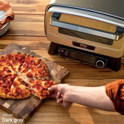 Ninja Artisan™ 5-in-1 Portable Pizza Oven in Blue and Gold