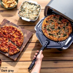 Ninja Artisan™ 5-in-1 Portable Pizza Oven in Blue and Gold