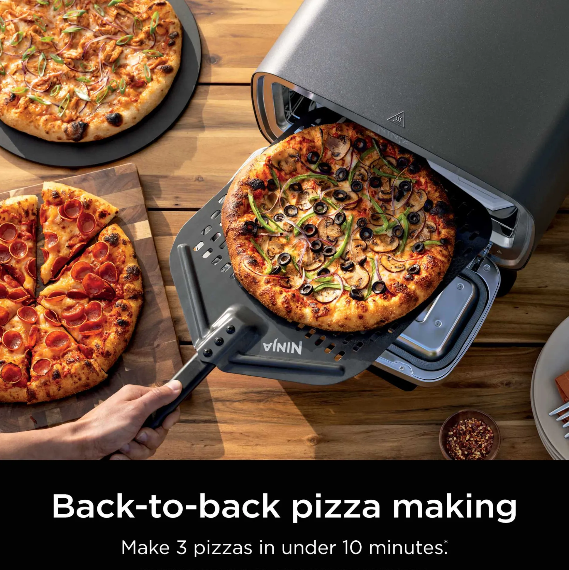 Ninja Artisan™ Pizza Oven with Pizza Peel Bundle