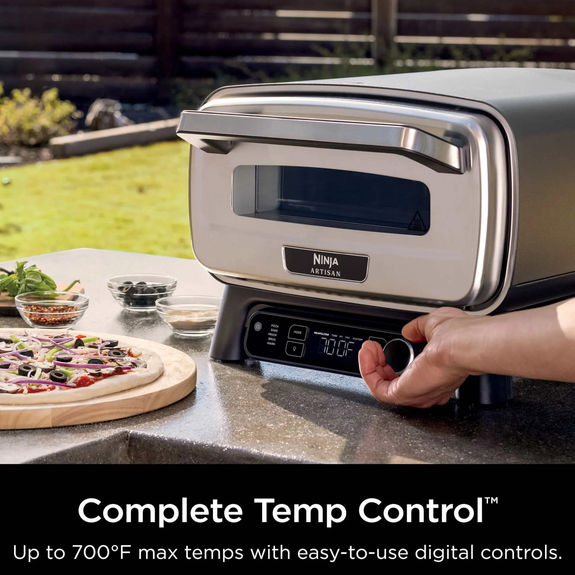 Ninja Artisan™ Pizza Oven with Pizza Peel Bundle