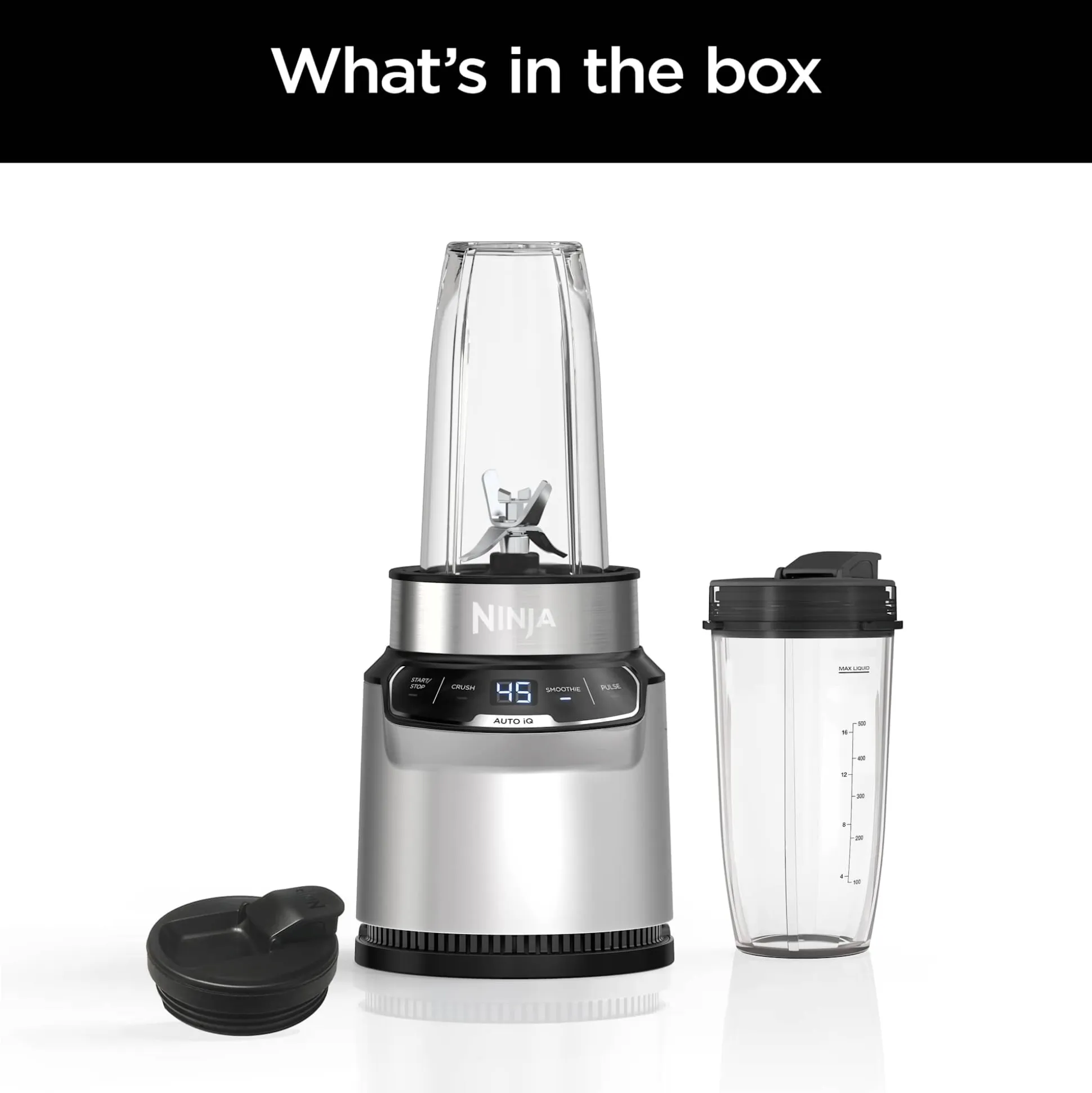 Ninja Auto IQ Nutri Blender Pro Bundle with Cups
