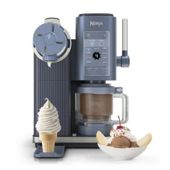 Ninja CREAMi® Scoop & Swirl™ Soft Serve Ice Cream Machine in Navy