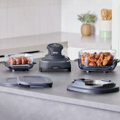 Ninja Crispi Glass Air Fryer and Air Purifier Bundle