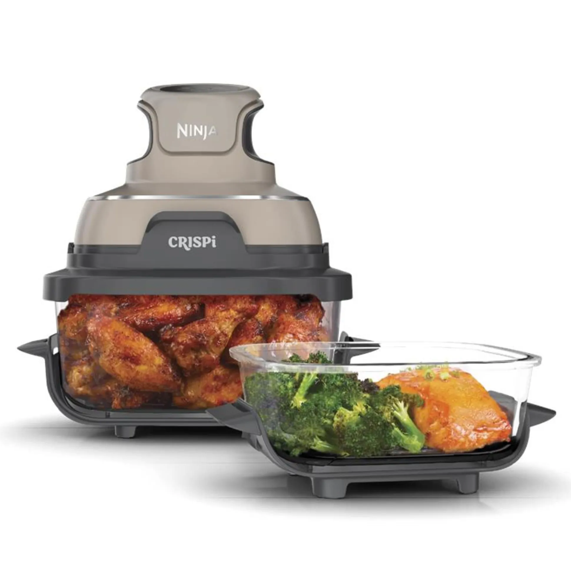 Ninja Crispi® 4-in-1 Glass Air Fryer in Stone