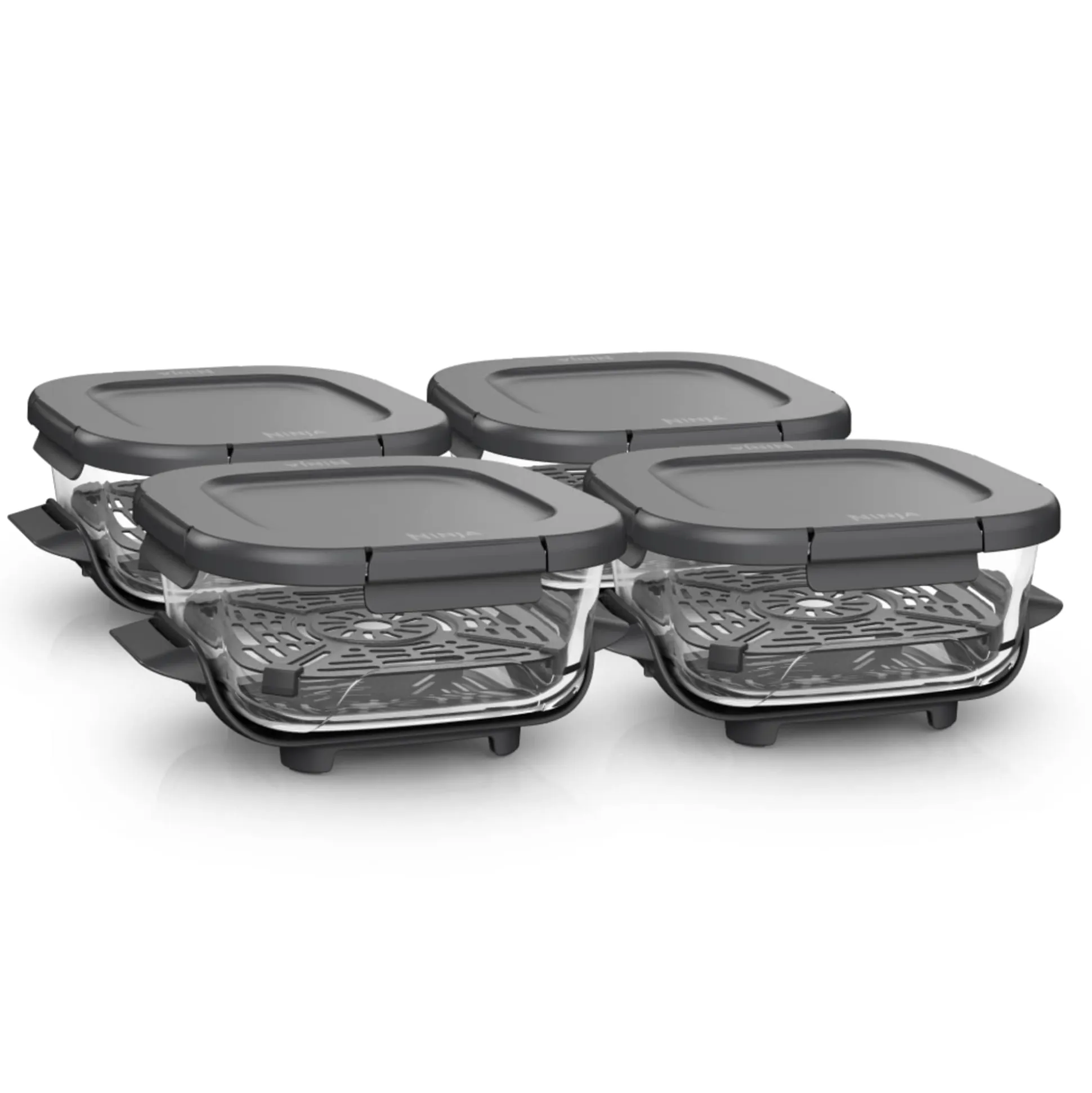 Ninja® 6-Cup CleanCrisp™ Glass Container 4-PK Bundle