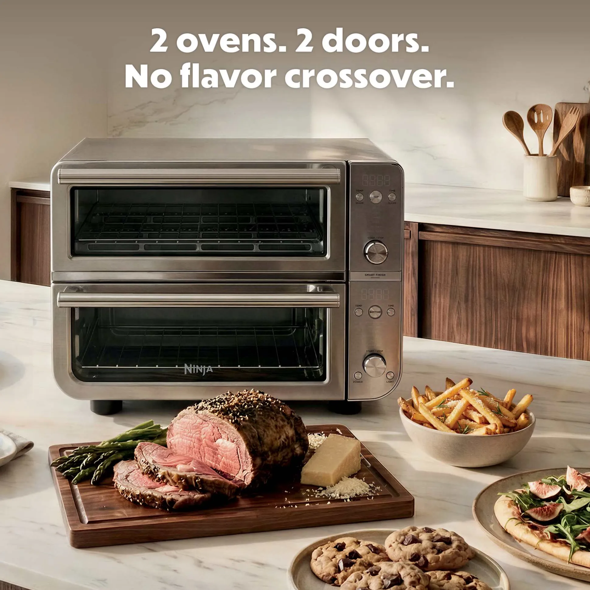 Ninja® Double Oven Pro Smart XL Countertop Oven & Air Fryer, Onyx
