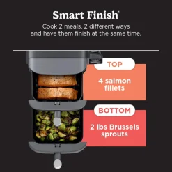 Ninja DoubleStack™ Double Basket Air Fryer and Thermometer