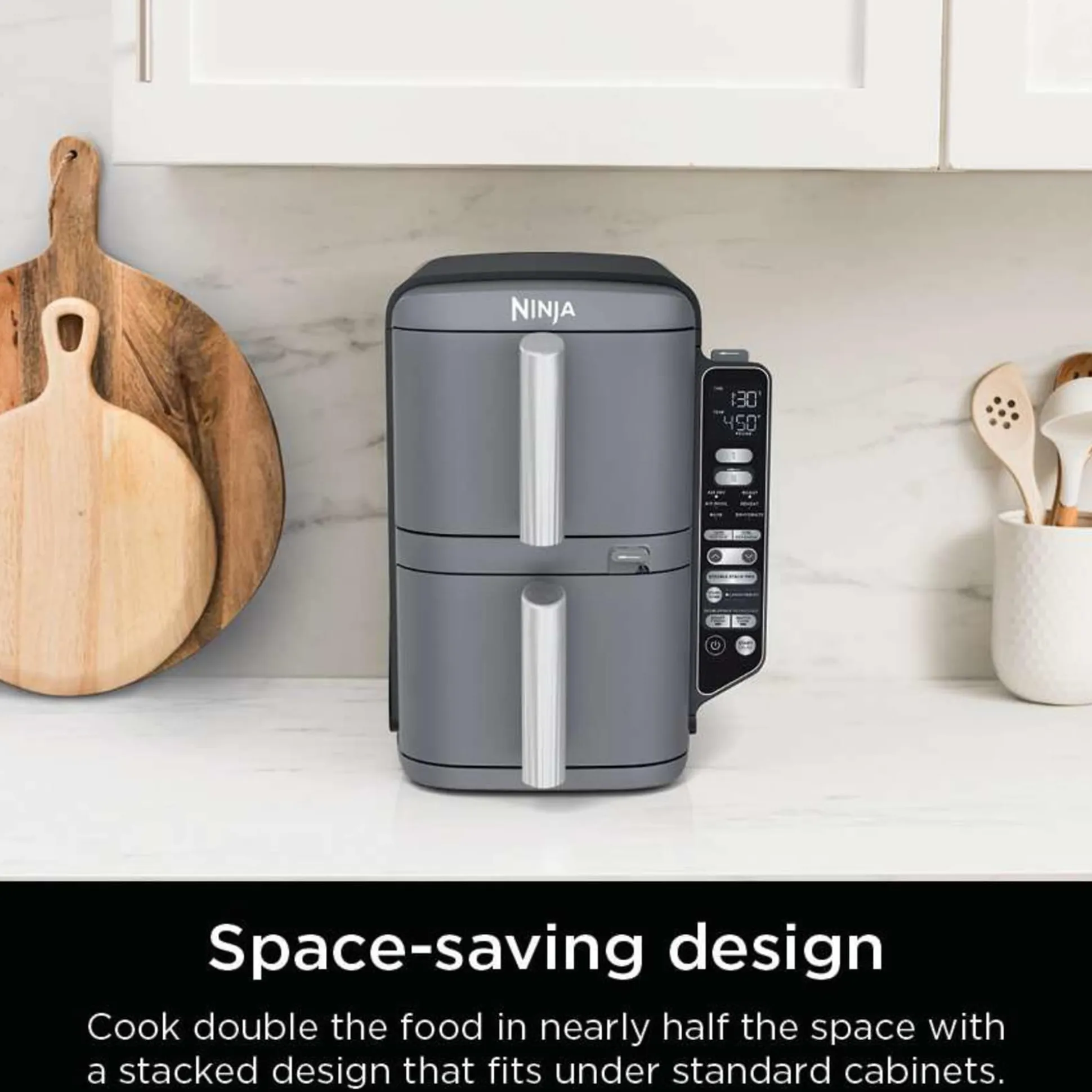 Ninja DoubleStack™ Double Basket Air Fryer and Thermometer