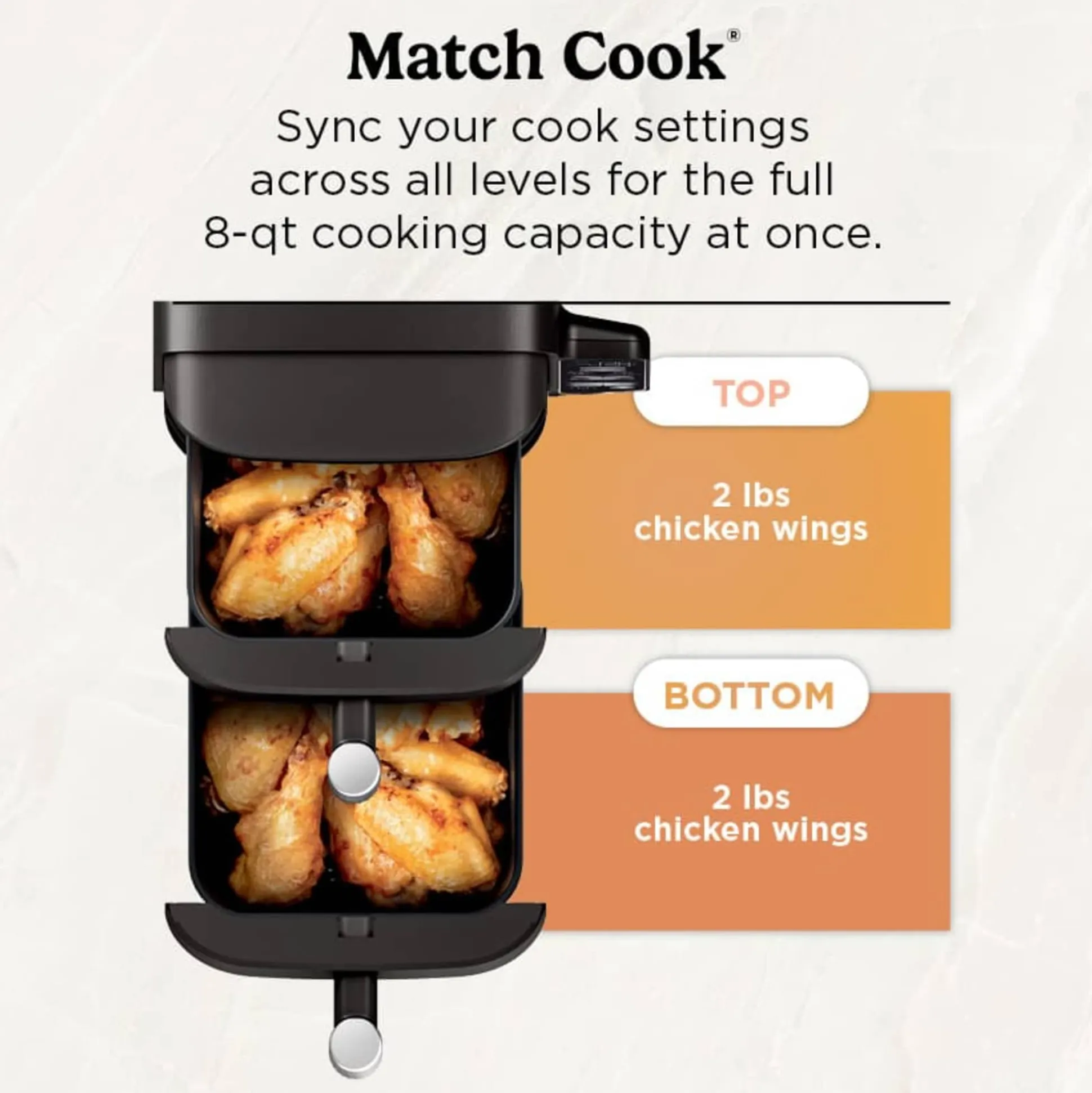 Ninja DoubleStack™ 8-QT Double Basket Air Fryer
