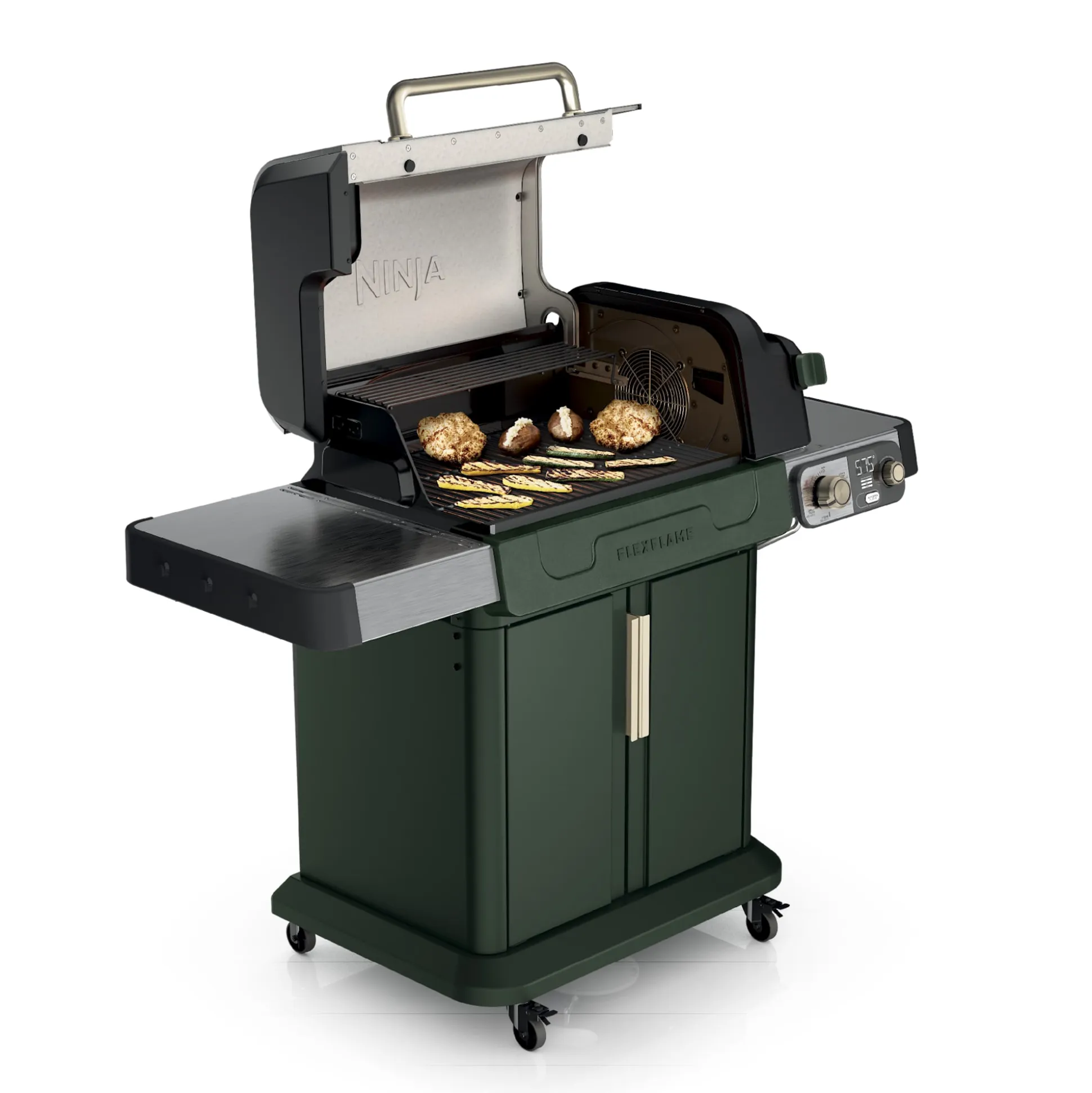 Ninja™ FlexFlame™ Grill and Smoker in Green
