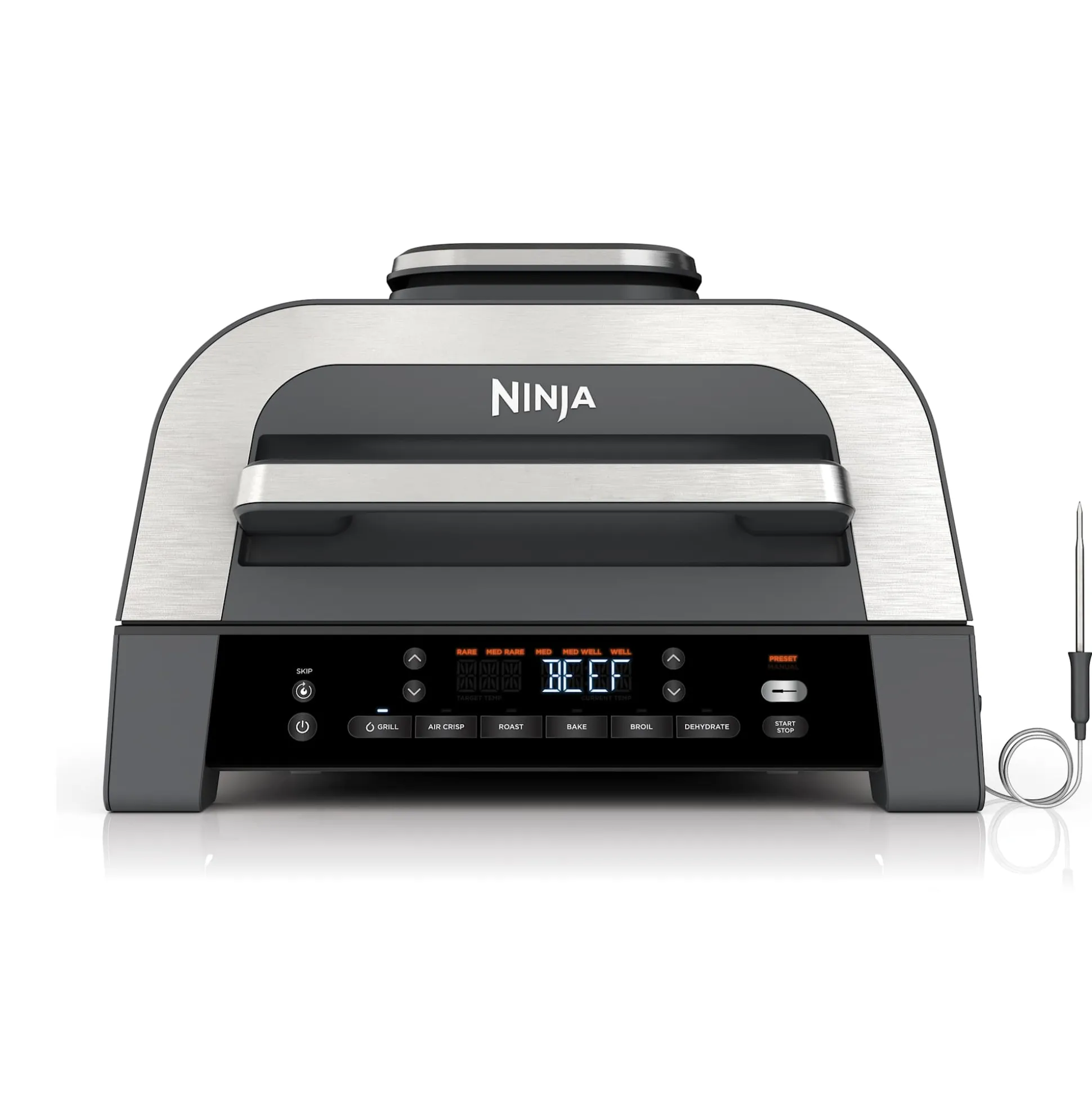 Ninja Foodi XL Indoor Grill and Air Fryer with Thermometer