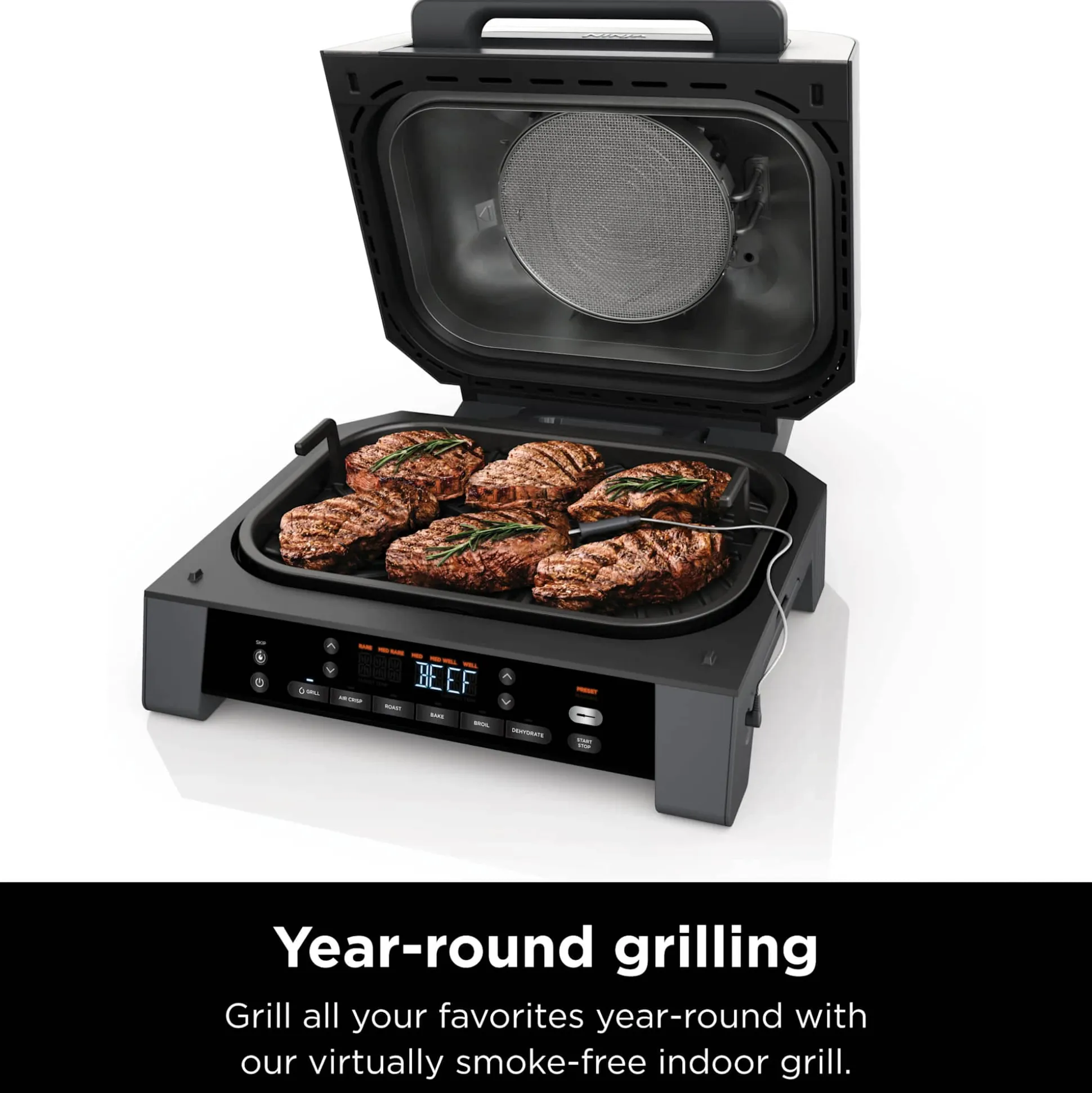 Ninja Foodi XL Indoor Grill and Air Fryer with Thermometer
