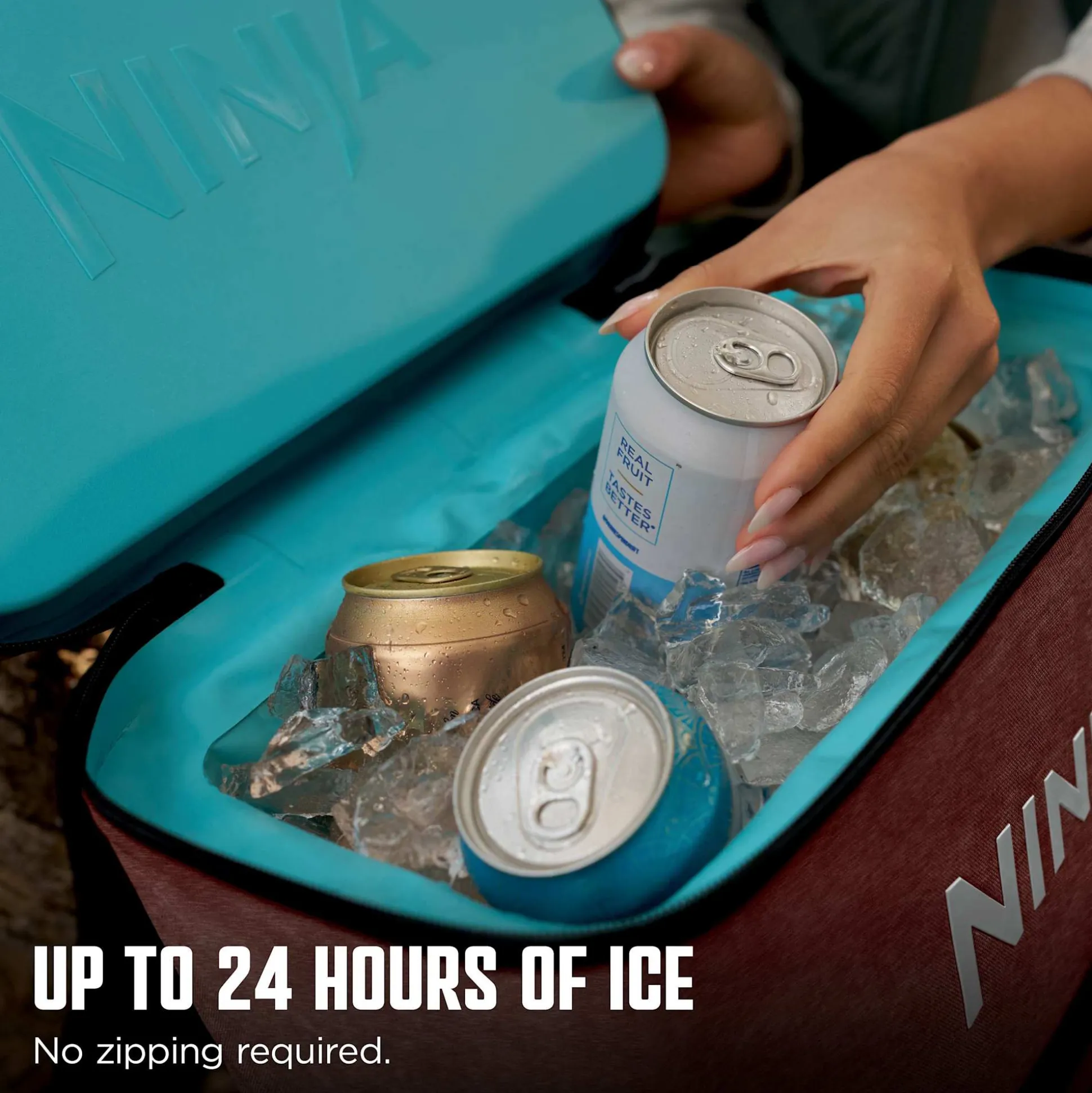 Ninja FrostVault™ 36 Can Backpack Cooler in Canyon Red