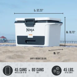 Ninja FrostVault™ 50qt Cooler in Cloud White