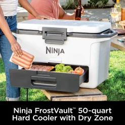 Ninja FrostVault™ 50qt Cooler in Cloud White