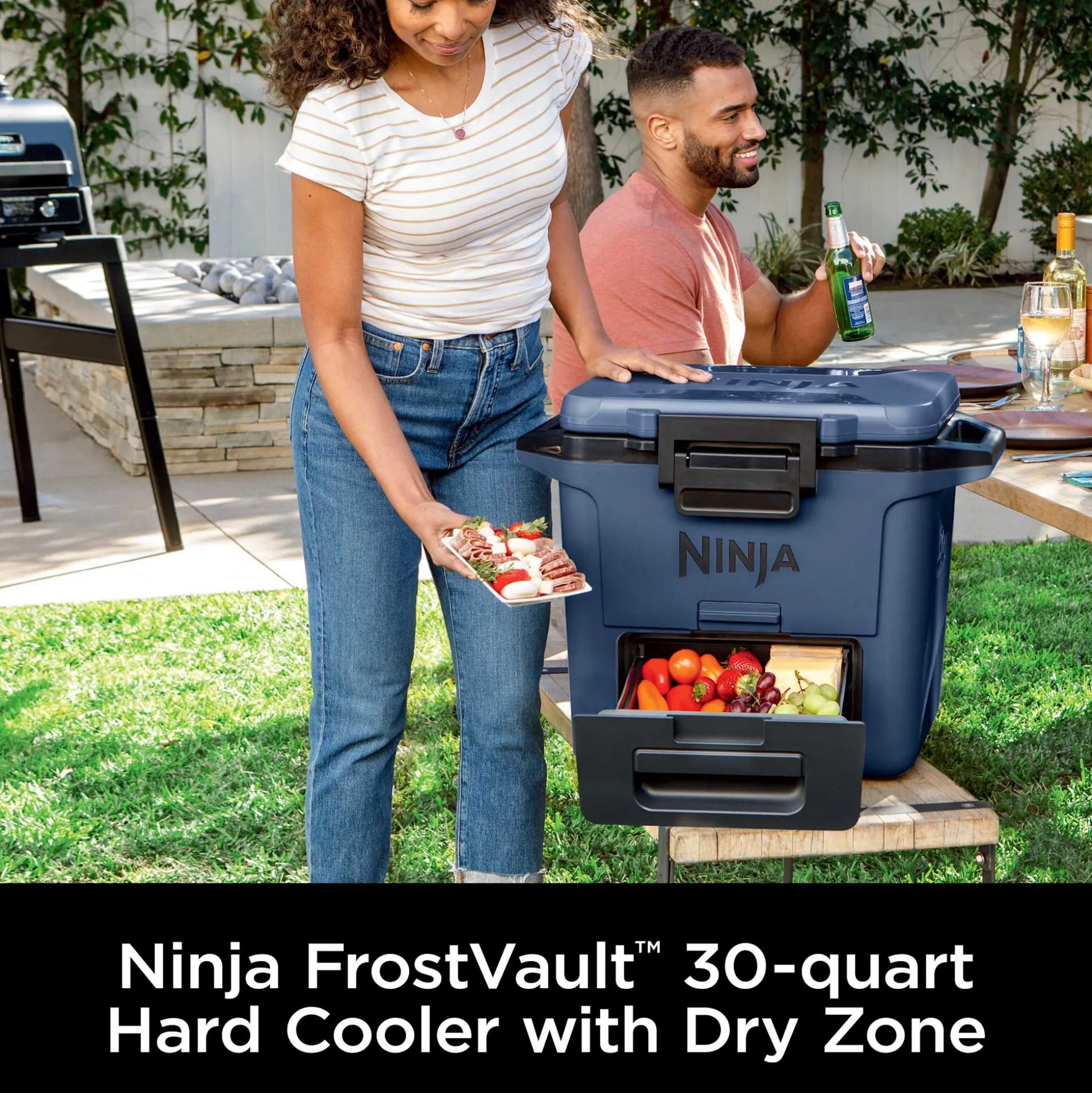 Ninja FrostVault™ 30qt Cooler in Blue Grey