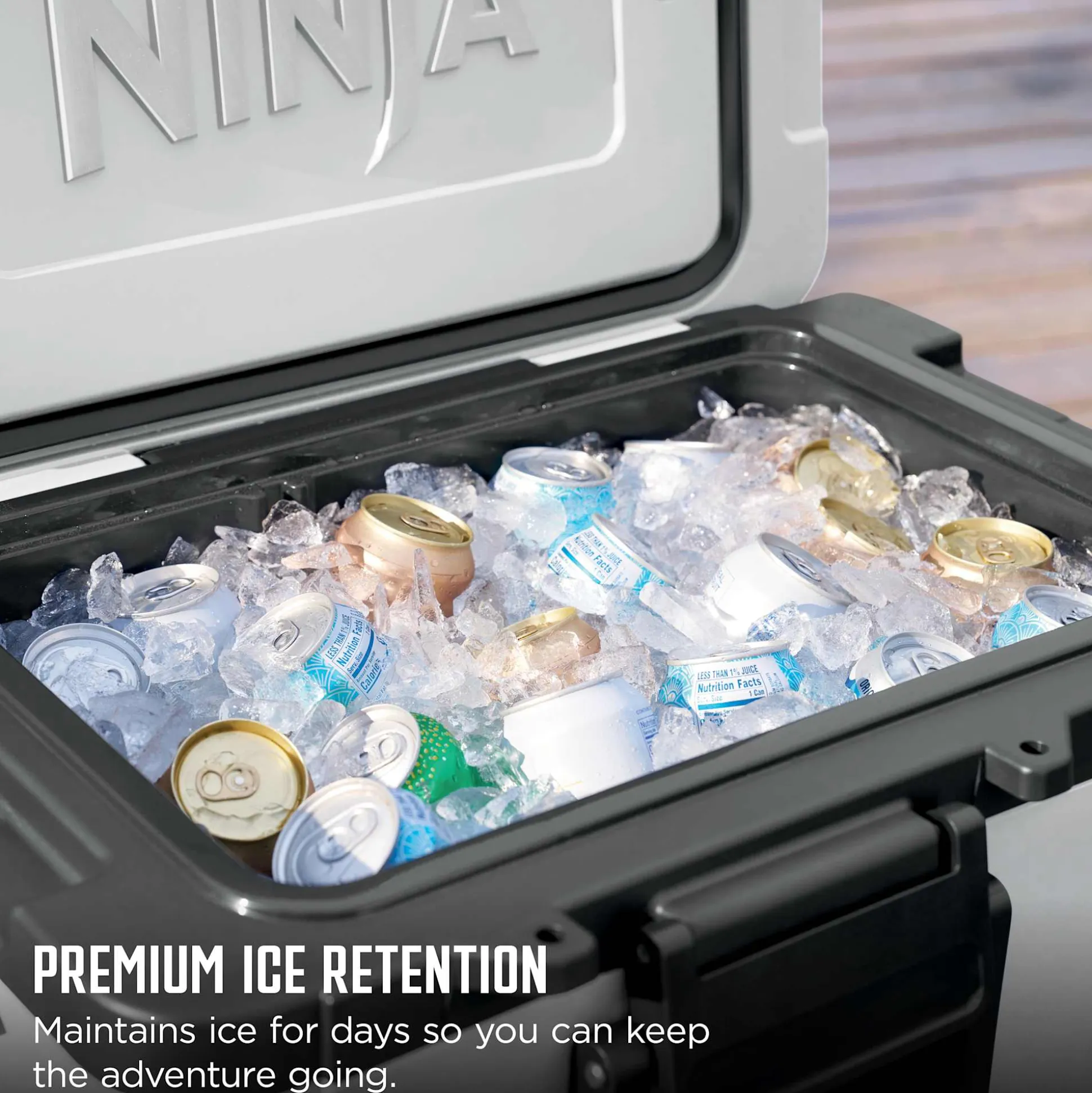 Ninja FrostVault™ 45qt Cooler with Wheels & Accessories in Cloud White