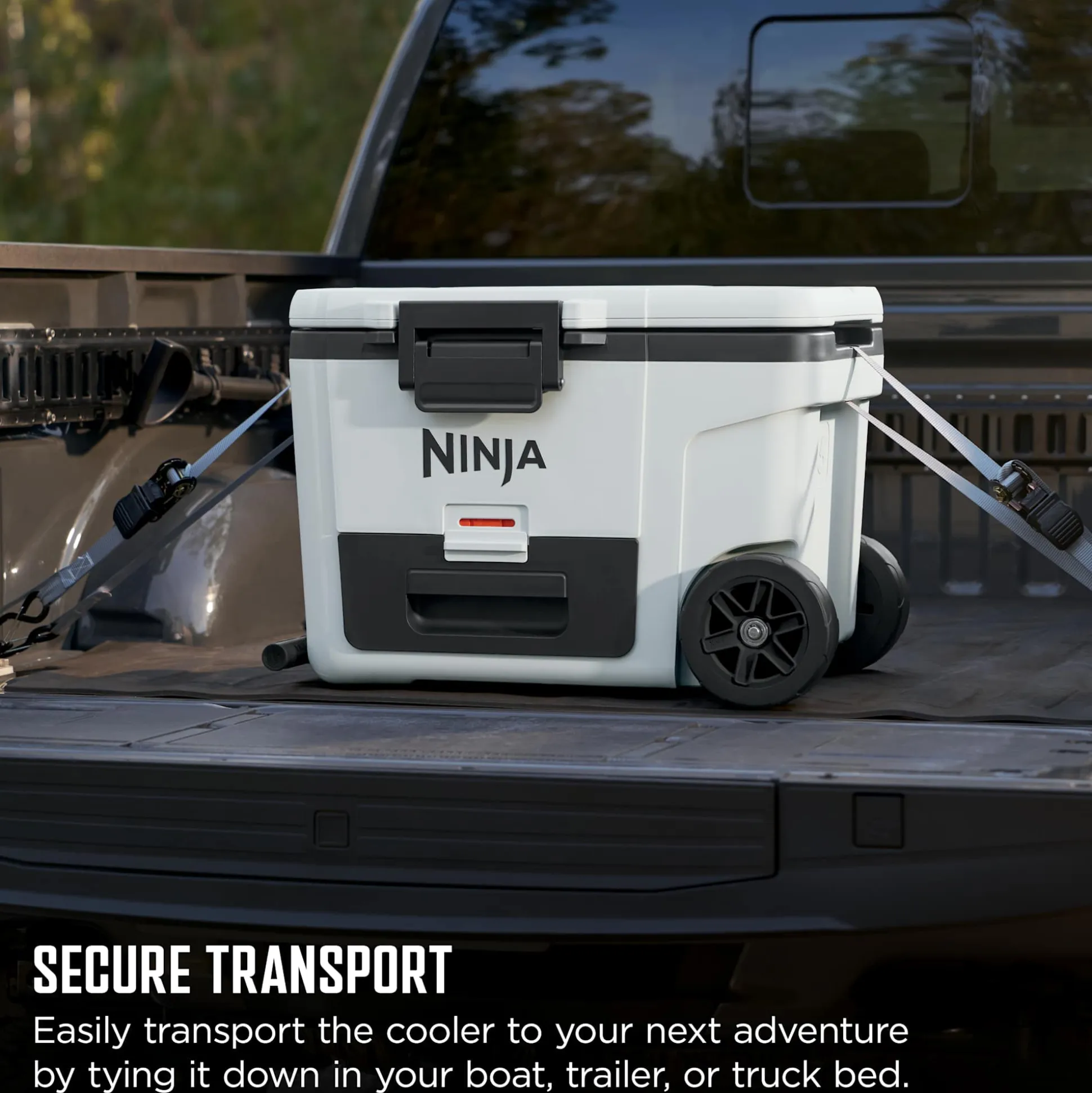 Ninja FrostVault™ 45qt Cooler with Wheels & Accessories in Cloud White