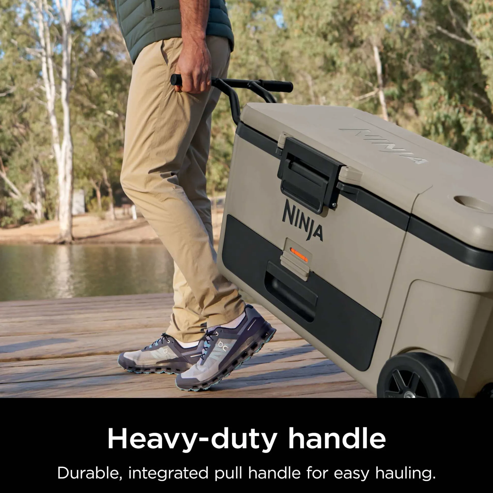 Ninja FrostVault™ 65qt Cooler with Wheels in Beige