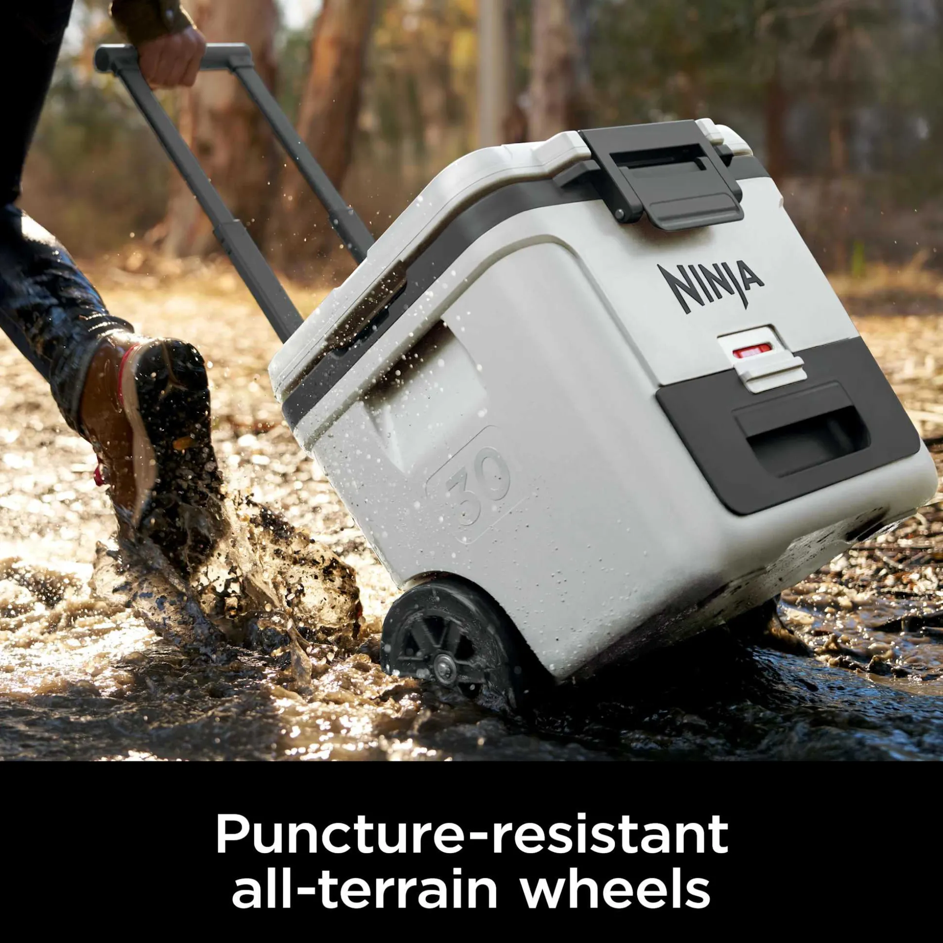 Ninja FrostVault™ 30qt Cooler with Wheels in Cloud White