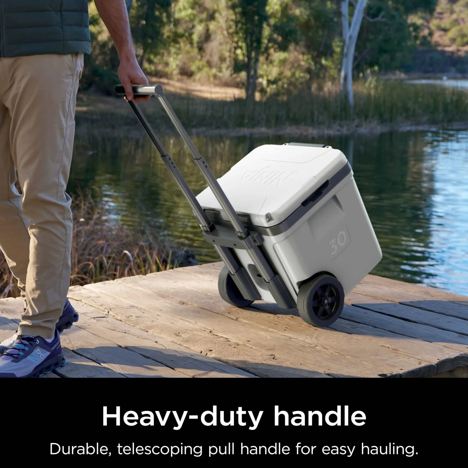 Ninja FrostVault™ 30qt Cooler with Wheels in Cloud White