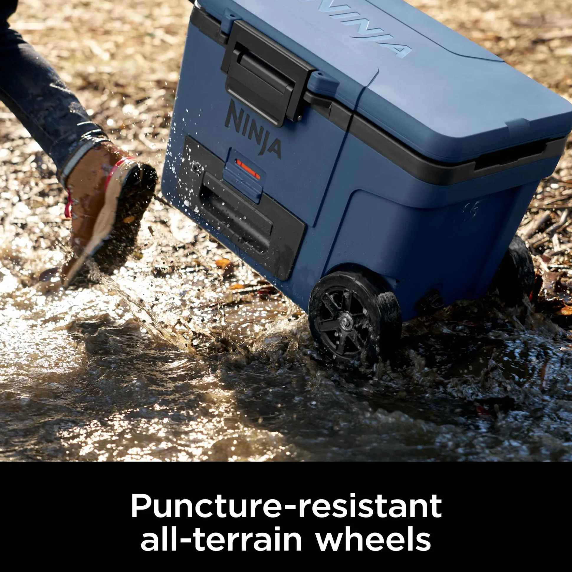 Ninja FrostVault™ 45qt Cooler with Wheels in Navy Blue