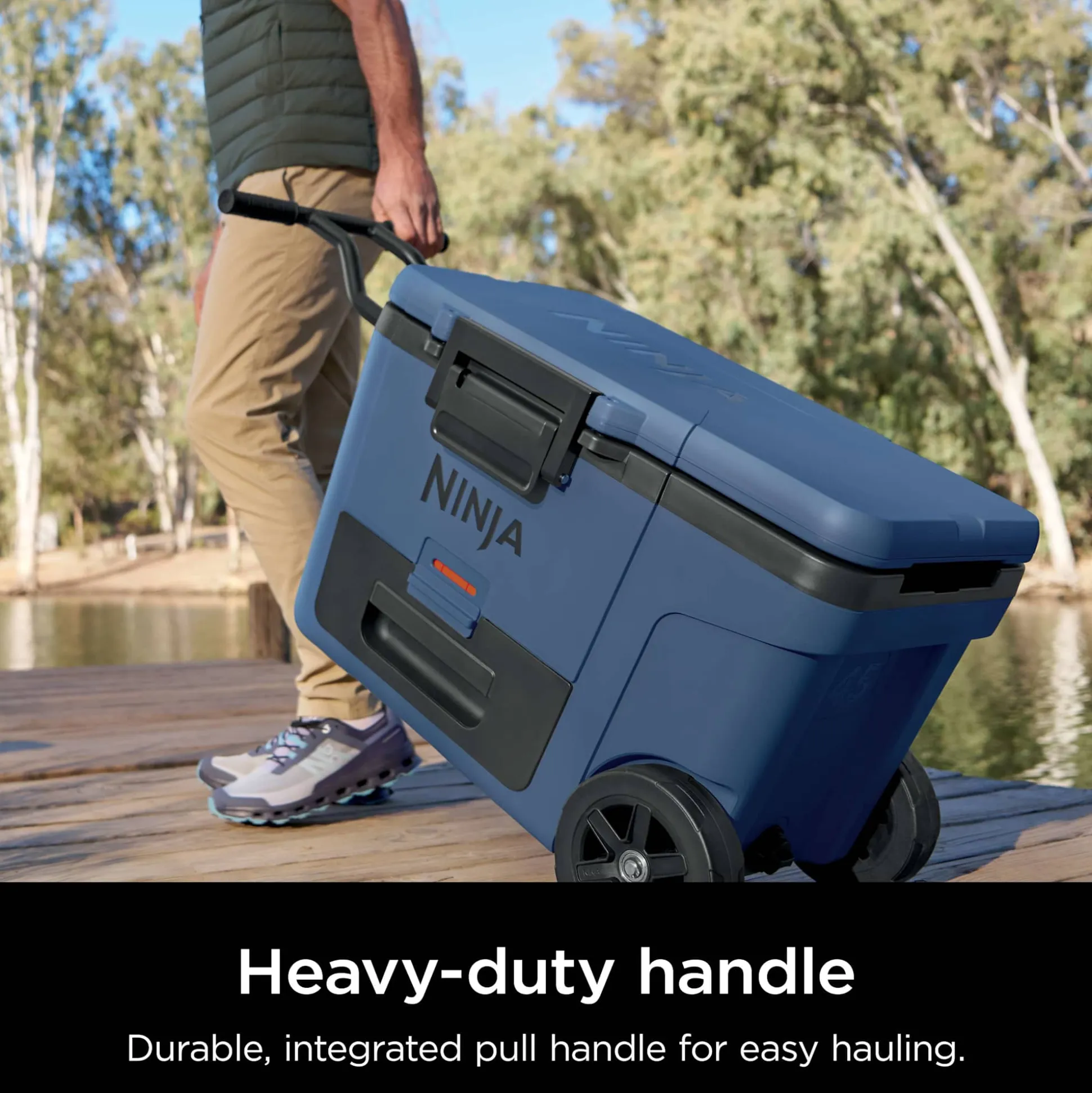 Ninja FrostVault™ 45qt Cooler with Wheels in Navy Blue
