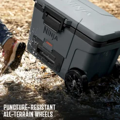 Ninja FrostVault™ 45qt Cooler with Wheels & Accessories in Charcoal Gray