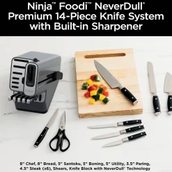 Ninja NeverDull® 14-Piece Premium Knife System