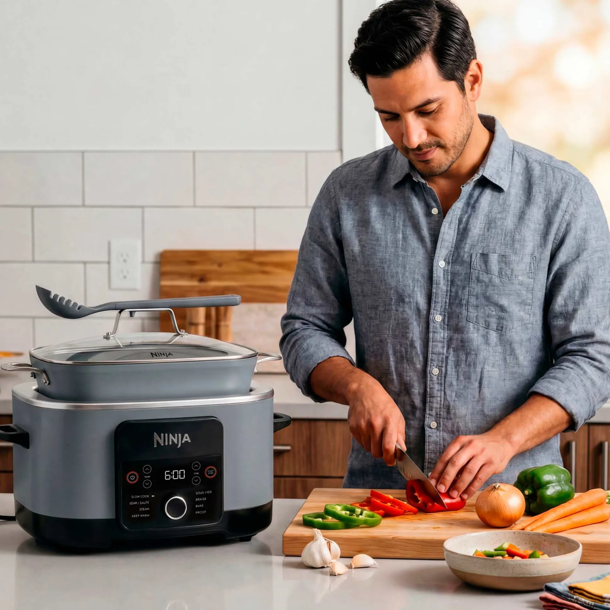 Ninja PossibleCooker™ Pro Multicooker, Sea Salt Grey