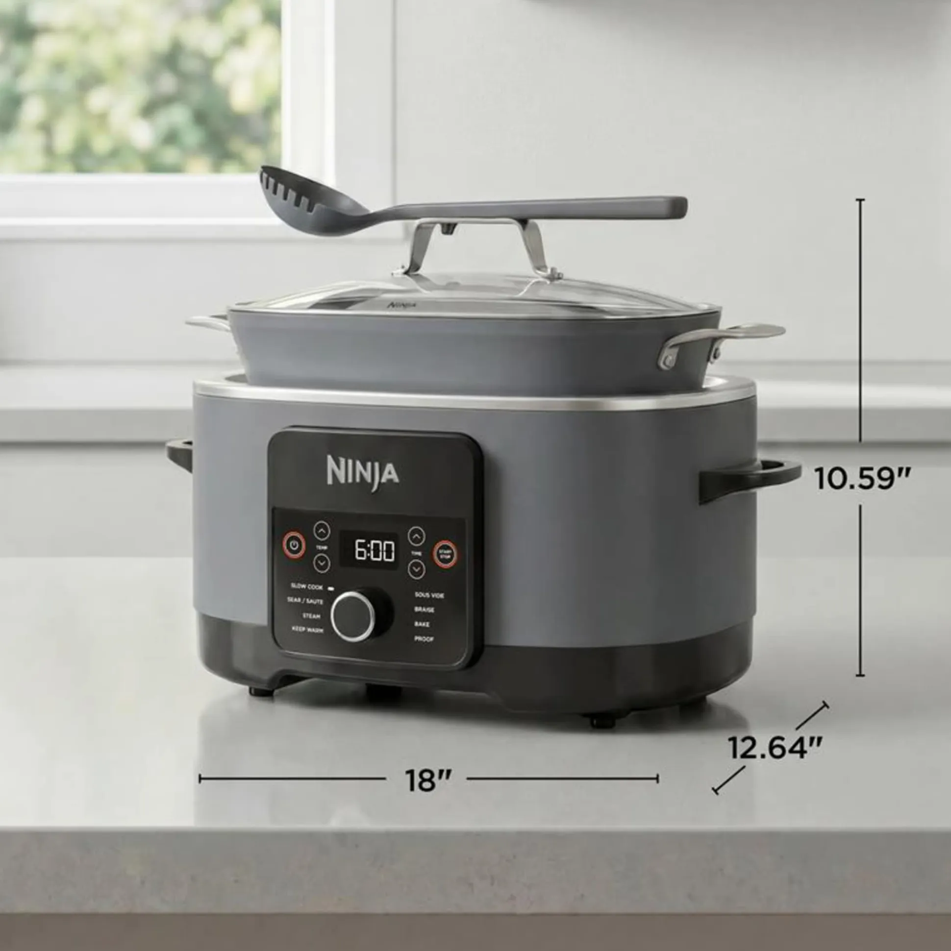 Ninja PossibleCooker™ Pro Multicooker, Sea Salt Grey