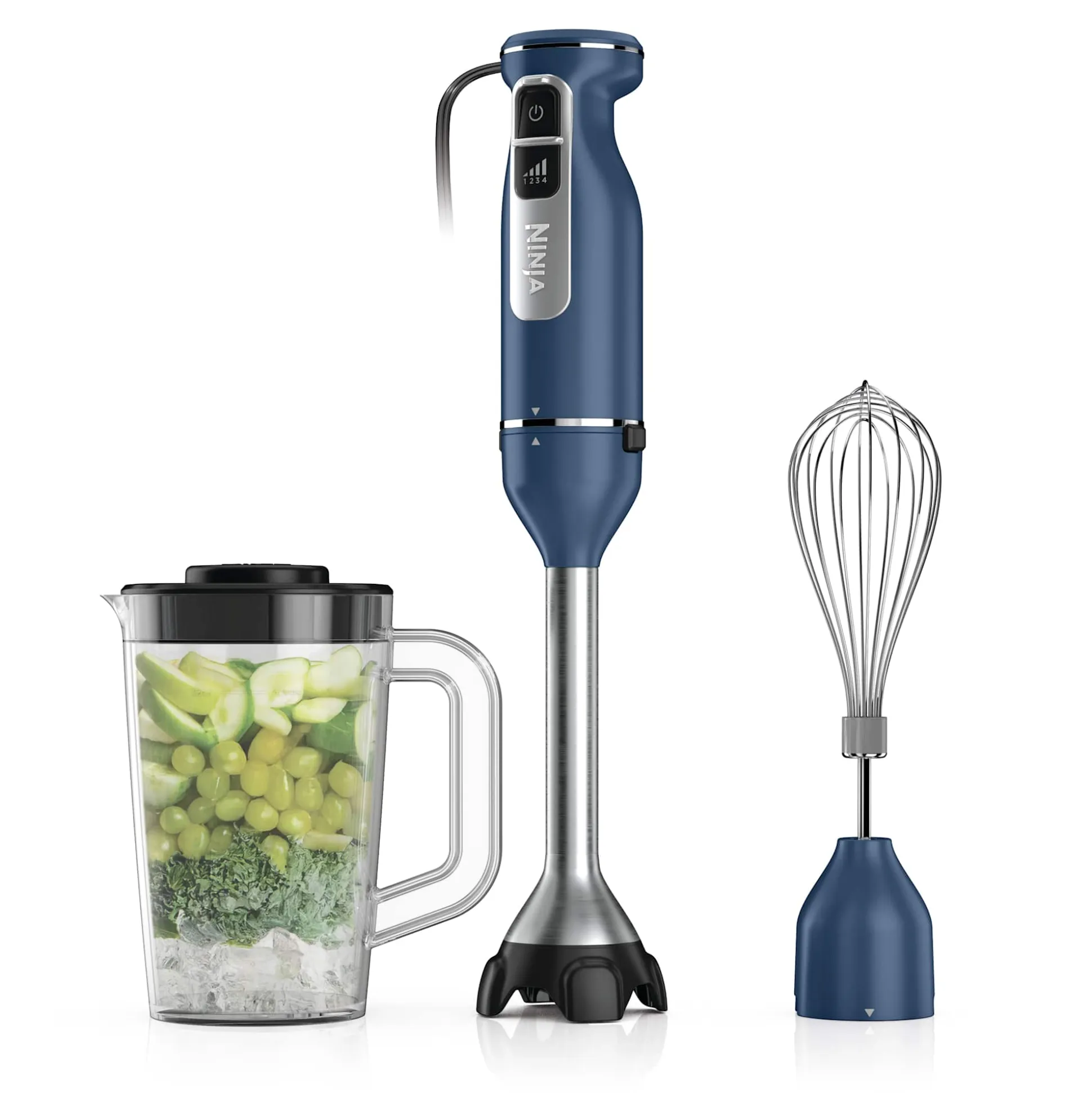 Ninja Power Immersion Blender with Whisk in Deep Navy
