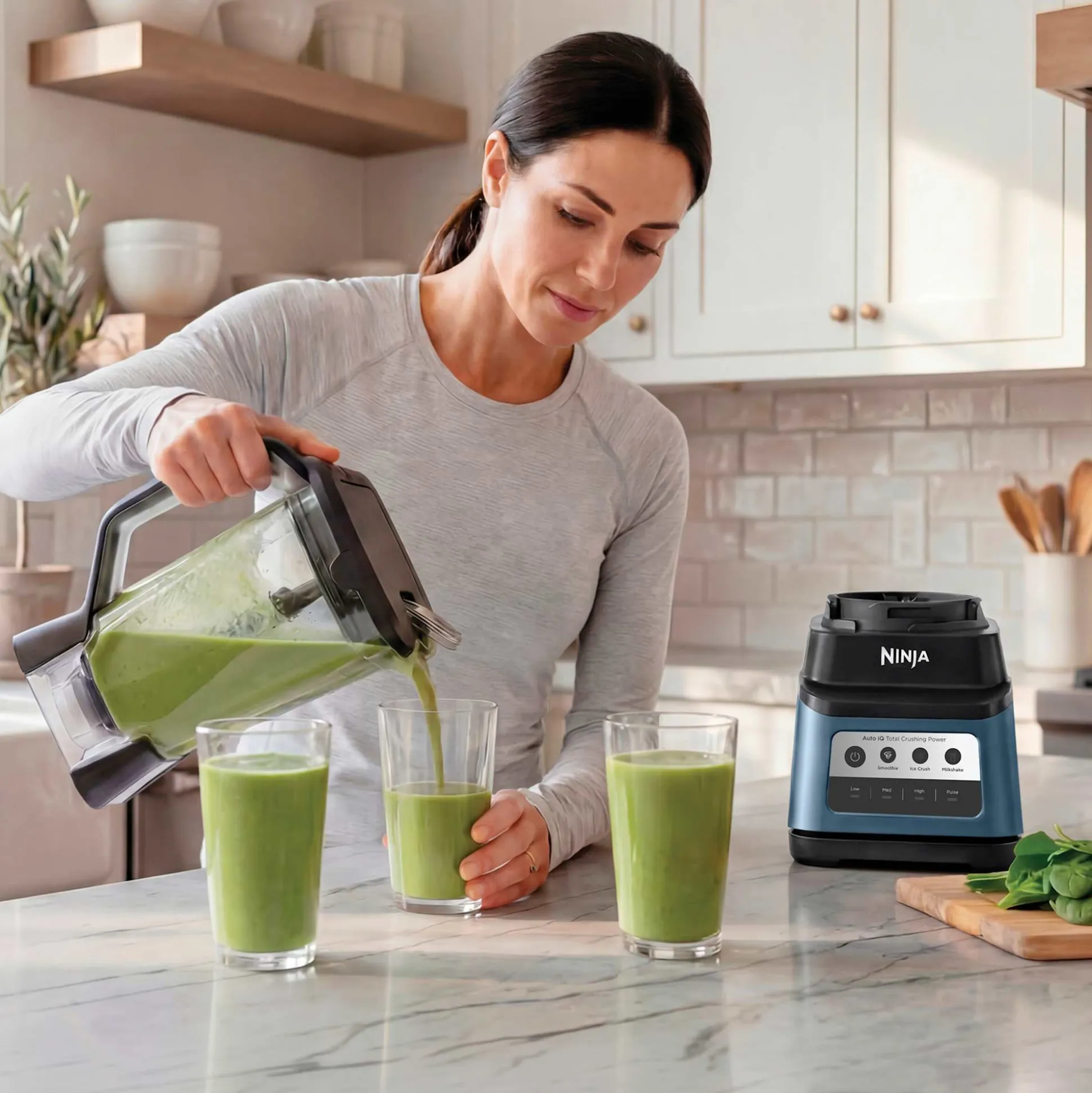 Ninja® Professional Plus Blender Premier Series with Auto-iQ® in Blue Macaroon