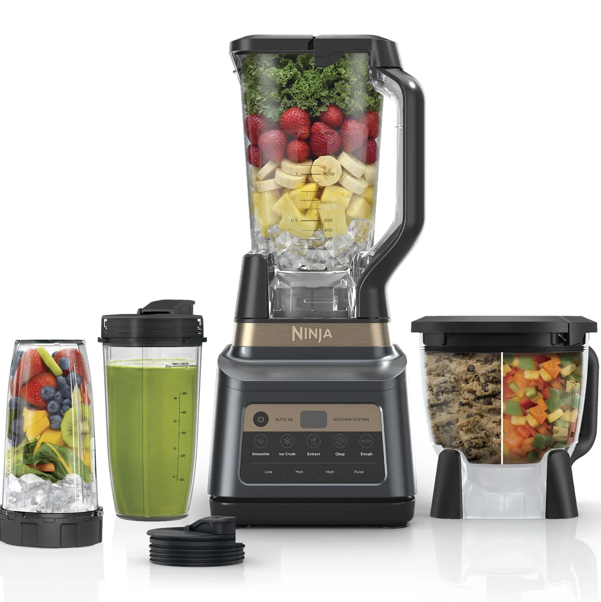 Ninja Professional Plus Premier Blender and Food Processor with Auto-IQ in Graphite