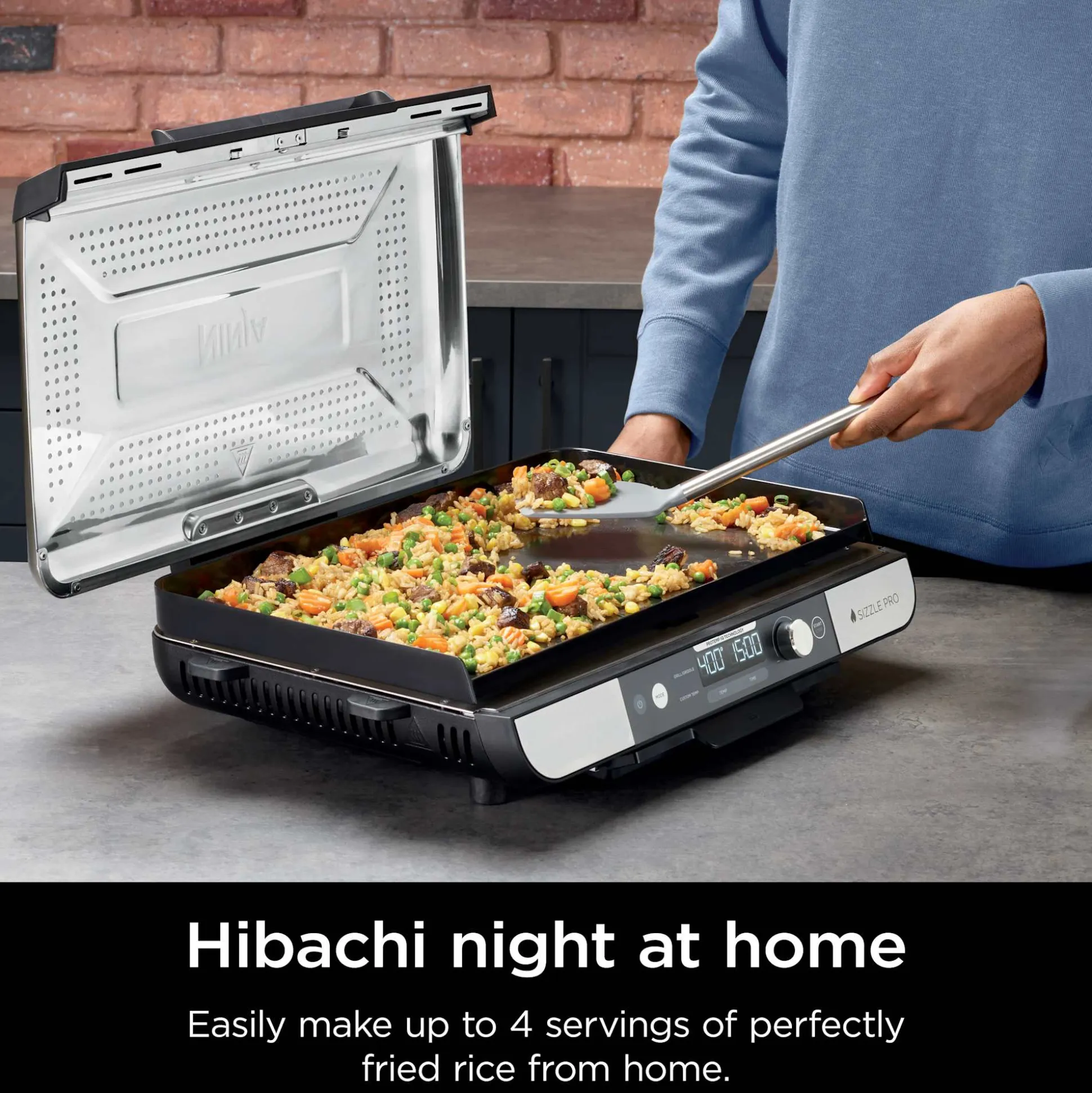 Ninja Sizzle™ Pro XL Indoor Grill and Griddle