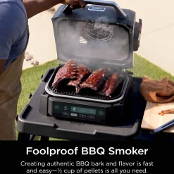Ninja Woodfire Outdoor Grill and Smoker Stand Bundle