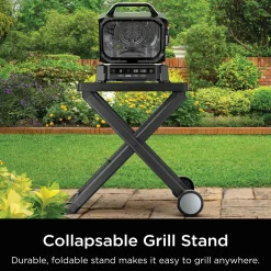 Ninja Woodfire Outdoor Grill and Smoker Stand Bundle