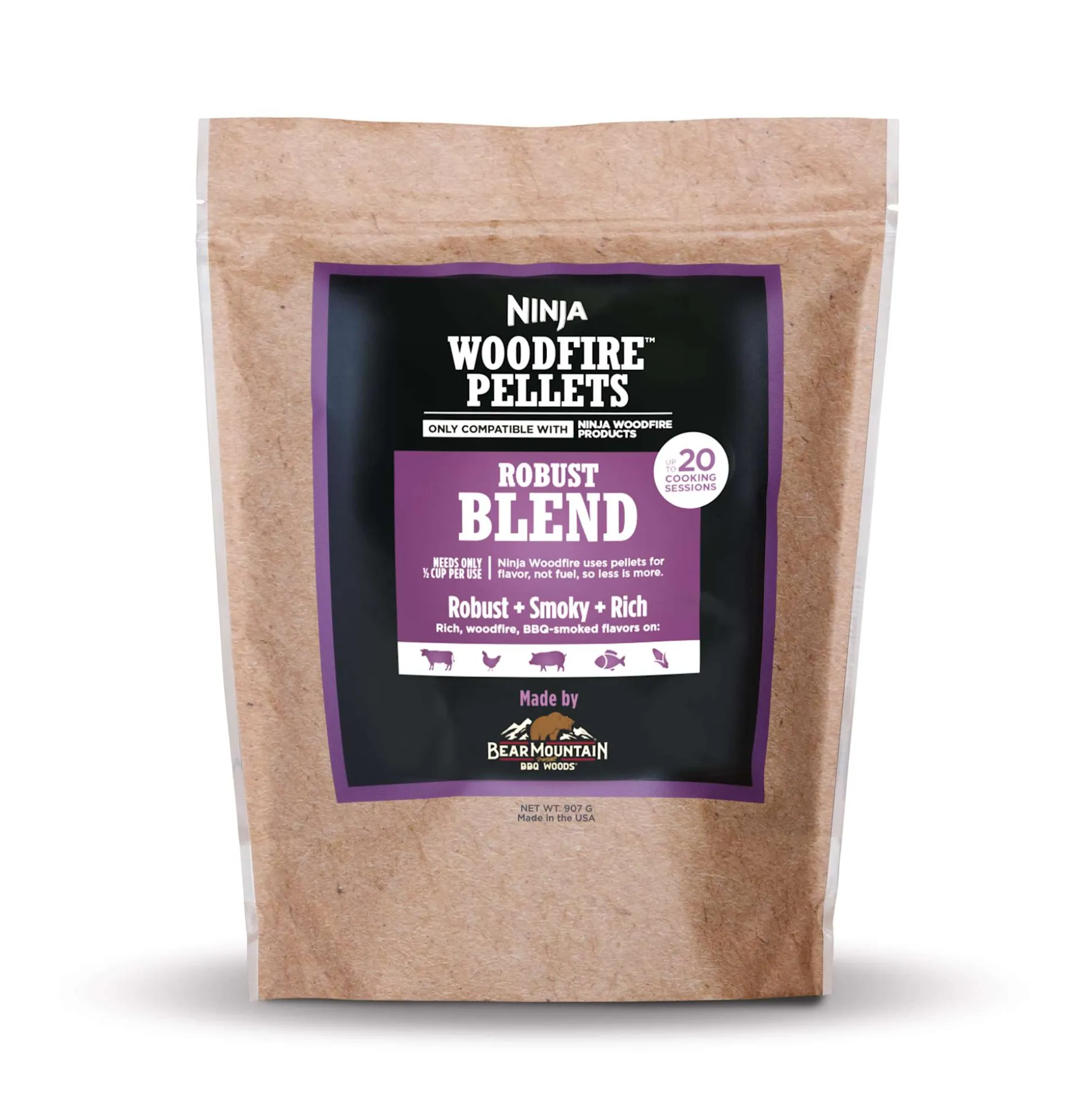 Ninja Woodfire™ Pellets, Robust Blend, 2-lb Bag