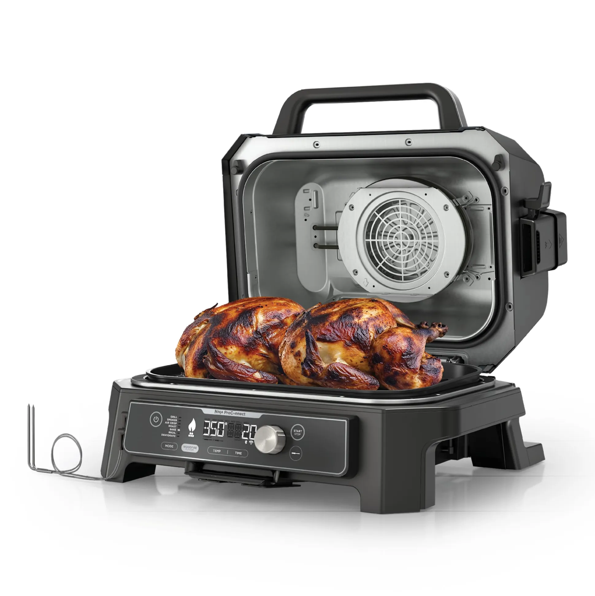 Ninja Woodfire XL Grill and Slushie Machine Bundle