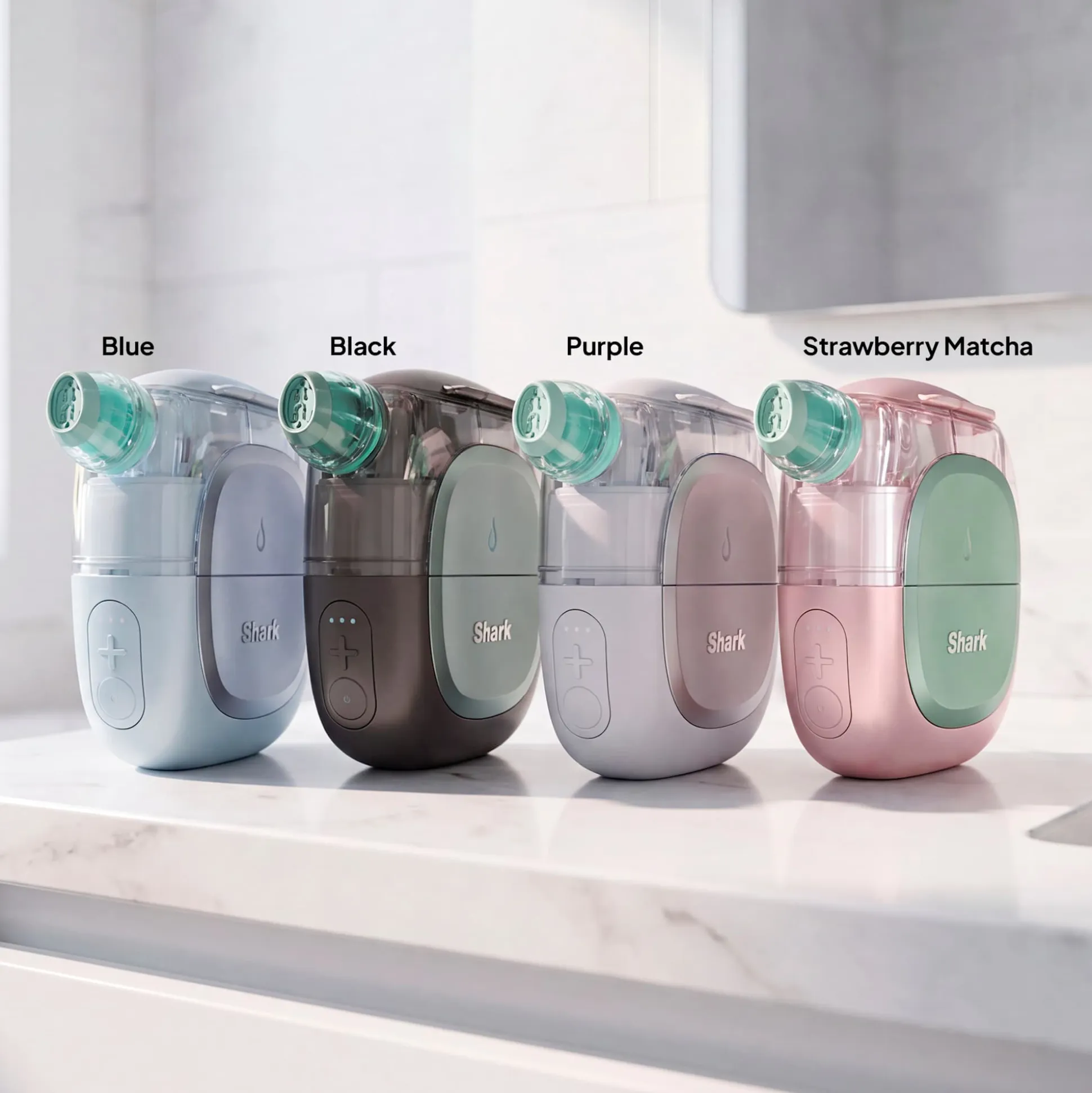 Shark FacialPro™ Glow & Depuffi™ At-Home Hydrating Facial System in Strawberry Matcha