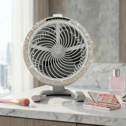 Shark FlexBreeze HydroGo™ Pro Fan in Pink Diamond