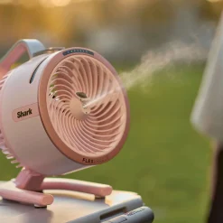Shark FlexBreeze HydroGo™ Pro Fan in Pink Diamond