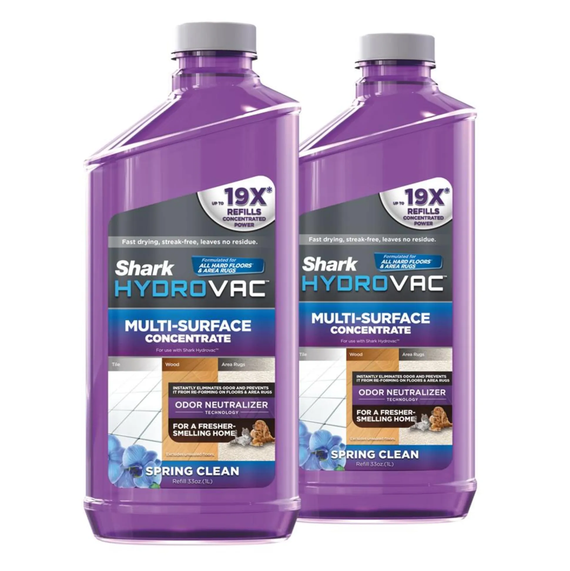 Shark Hydro™ 2-Pack 1L Multi-Surface Concentrate