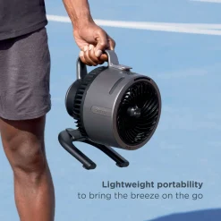 Shark Portable Misting Fan & Ninja 36 Can Backpack Cooler Bundle
